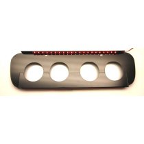 C7 Corvette Powder Coated Illuminated Exhaust Filler Panel for Non NPP 052054