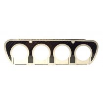 C7 Corvette Carbon Fiber And Stainless Steel Exhaust Filler Panel