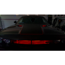 2015-2019 Dodge Challenger Custom LED Service RGB LED Lighting Kit W/ Functional Hood Scoops