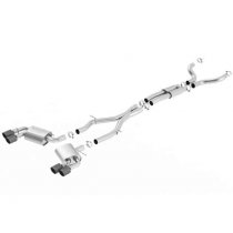 2016-2017 Camaro SS Borla Cat Back ATAK With Carbon Fiber Tips Black #140688CFBA