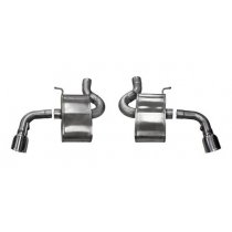 2016-2017 6th Generation Camaro Corsa Sport Dual 4.5" Polished Tips Axle Back Exhaust System 14787
