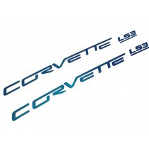 C6 Corvette Painted Fuel Rail Lettering Kit