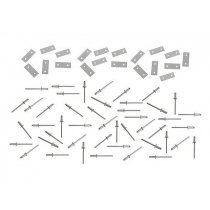 C1 C2 C3 1953-1982 Mount Hole Repair Kit Plates With Rivets