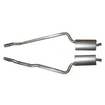 C2 1964-1967 Corvette Muffler Pair OEM Style 2 Inch