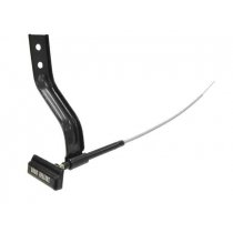 C3 1968-1976 Corvette Hood Release Cable With Black Casing, Handle and Bracket