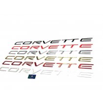 C5 Corvette Front Bumper Domed Lettering Letters Package