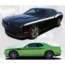 2011 2015 Dodge Challenger Duel 15 and Fury Stripe Kit