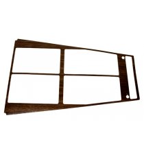 C3 1972-1976 Corvette Woodgrain Console Insert w/AC
