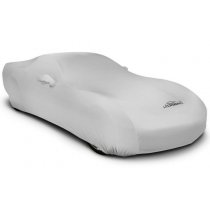 2015-2021 Dodge Challenger Hellcat Satin Stretch Car Cover White