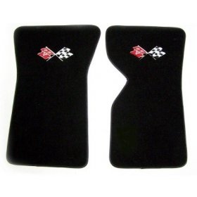 1972 C3 Corvette Floor Mats with Embroidered Logo
