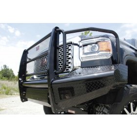 Fab Fours Fs17 Rs4162 1 Red Steel Front Bumper Fab Fours Fs17 Rs4162 1 Red Steel Front Bumper