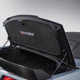 NEW BLACK Trunk Deck Mat 2014-2017 CORVETTE C7 Grand Sport Logo Convertible