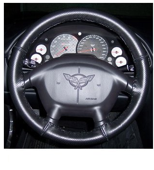 c5 corvette steering wheel emblem